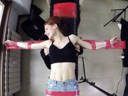 Octopus - Redhead Dancer Giulia - Cross - First Time Upperbody