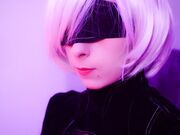 pitykitty -  2B Latex Gloves Fantasy Handjob