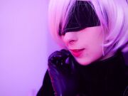pitykitty -  2B Latex Gloves Fantasy Handjob