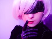 pitykitty -  2B Latex Gloves Fantasy Handjob