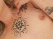 LilKittenLuna - Shy First Striptease Masturbation Vid