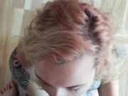 LilKittenLuna - POV Blowjob Sex From Behind & Facial