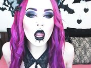 Xandriagoddess - Black Lips And Smoking Tease