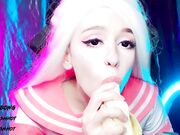 AliceBong - Schoolgirl Learns To Do Blowjob