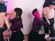 AliceBong - Two Sister Suck Their Friends