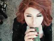 Lara Loxley - Black Widow Sucks The Incredible Hulk