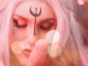 Lara Loxley - Dark Elf Sucks Fucks Wax Play