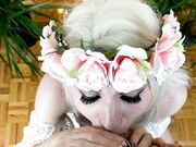 Lara Loxley - Elf Gets Massive Facial Cosplay