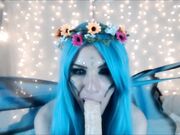 Lara Loxley - Pixie Fucks And Sucks Her Dildo