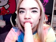 MiaMelon - Rainbow Creamy Dual Cam Fuck