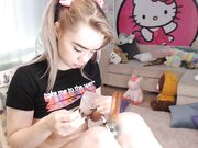 MiaMelon - Stoned Girl Get Herself Cum
