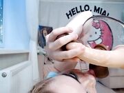 MiaMelon - Triple Deepthroat Squirtel