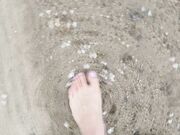 mylene - Foot Fetish Sea Waves Amp Sand On My Feet