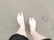 mylene - Foot Fetish Sea Waves Amp Sand On My Feet