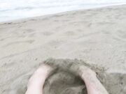 mylene - Foot Fetish Sea Waves Amp Sand On My Feet