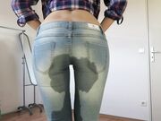 mylene - Tight Jeans Tease And Wetting