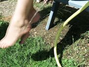 mylene - Washing My Sexy Feet In A Hot Sunny Day