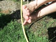 mylene - Washing My Sexy Feet In A Hot Sunny Day