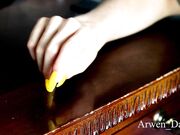 Arwen Datnoid - Nail Tapping And Painted Toes