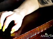 Arwen Datnoid - Nail Tapping And Painted Toes