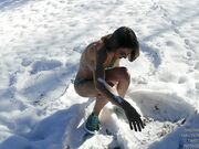 VieraMayXXX - Bikini Snow Angel And Walking Barefoot 2019-12-19