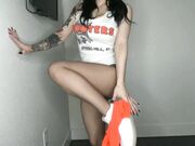 NoelleEastonXXX - Hooters Girl Pantyhose Fj Amp Pov Suckfuck