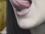 Elouise Please - Lip Spit And Long Tongue Fetish