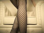 NoelleEastonXXX - Romantic Fishnet Striptease Cum