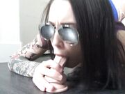 NoelleEastonXXX - Sunglasses Fishnet Dildo Riding