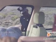 Amanda gets caught by bbc police officer