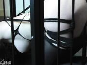 Elouise Please - Anal Hooked Caged Violet Wand Amp Dildo