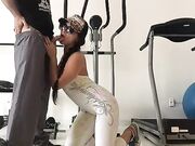 Emanuelly Raquel - Blowjob At Gym