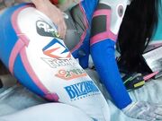 Emanuelly Raquel - Dva Costume Cosplay Sucking And Fucking