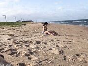Emanuelly Raquel - JOI On The Beach Public Nudity Voyeur