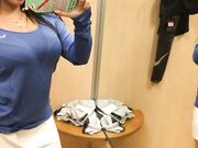 Emanuelly Raquel - Masturbating In A Store Dressing Cabin