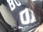 Emanuelly Raquel - Masturbating In The Car