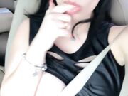 Emanuelly Raquel - Public Car Flashing Exhibicionism Cum
