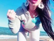 Emanuelly Raquel - Public Exhibitionism Dildo Anal Plug