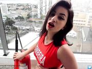 Emanuelly Raquel - Public JOI Hot Firefighter Girl
