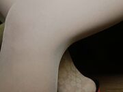 AsianDreamX - Footjob Layered Nylons Heels Pvc Dress