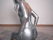 AsianDreamX - Metallic Body Speculum Anal Fist