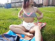 AsianDreamX - Public Outdoors Anal Dp Masturbation