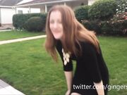 Gingerspyce - Teen Pissing In Public   Suburbia