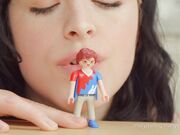 Molly Darling - Giantess Teases Small Man Vore Fetish