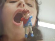 Molly Darling - Giantess Teases Small Man Vore Fetish