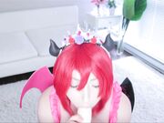 BuniBun - Maki Cosplay Creampie Facial For Audience
