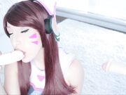 bunibun dva gets double face fucked hd