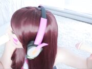 bunibun dva gets double face fucked hd