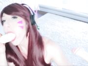 bunibun dva gets double face fucked hd