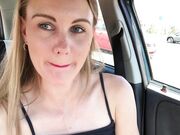 Ivy Roses - Busy Parking Lot Dildo Play